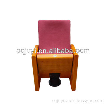 Fashion China igreja silla CCPIT EN With Movable leg Auditorium Chair furniture With Armrest JY-912M